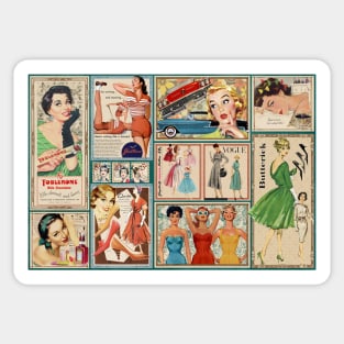 50s Fashion Sticker